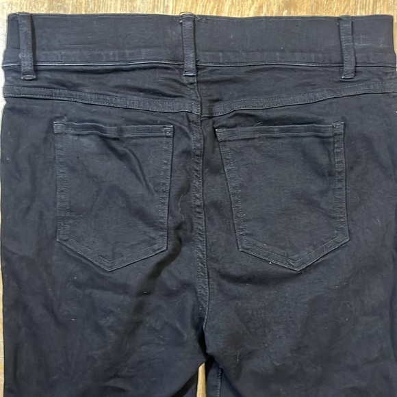 Spanx Black Pull On Skinny Ankle Pants Jeans EUC Stretch Women's Medium M - Picture 6 of 13